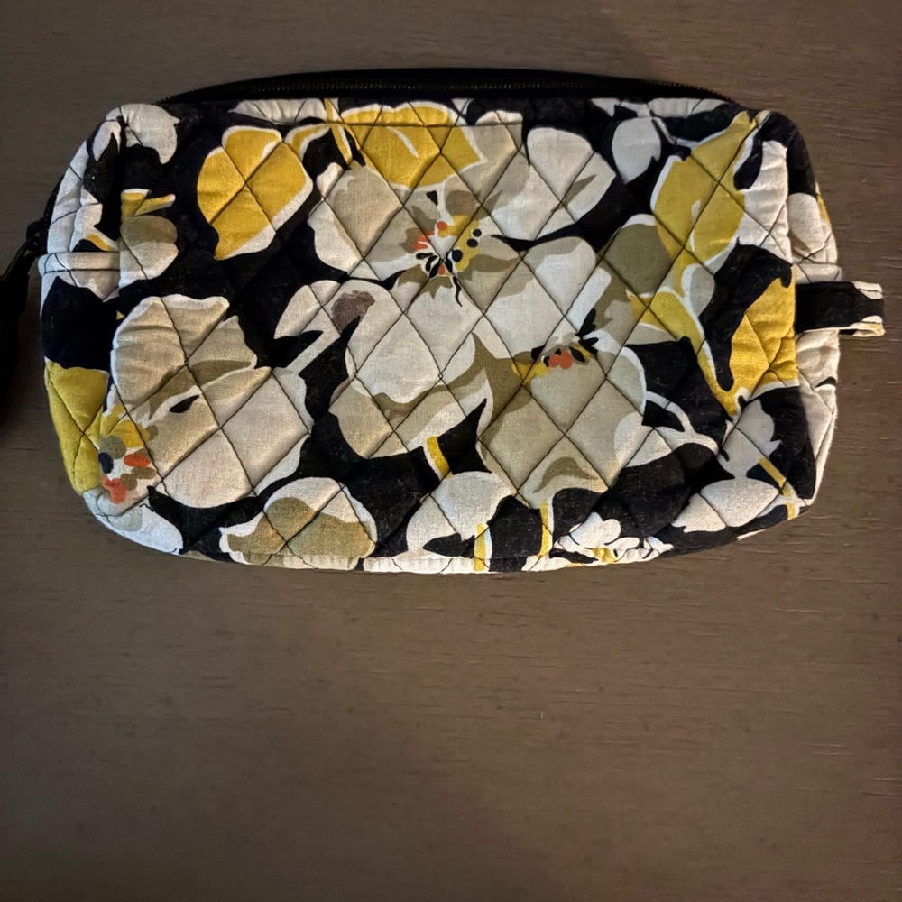 Floral Quilted Pouch Vera Bradley Makeup  bag Double Lined